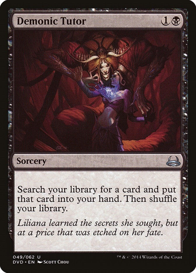 Image for Demonic Tutor (49) (DD3) - Magic: The Gathering
