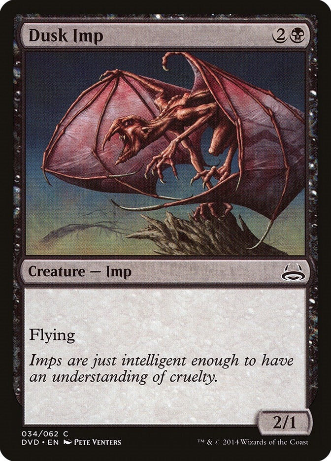 Image for Dusk Imp (34) (DD3) - Magic: The Gathering