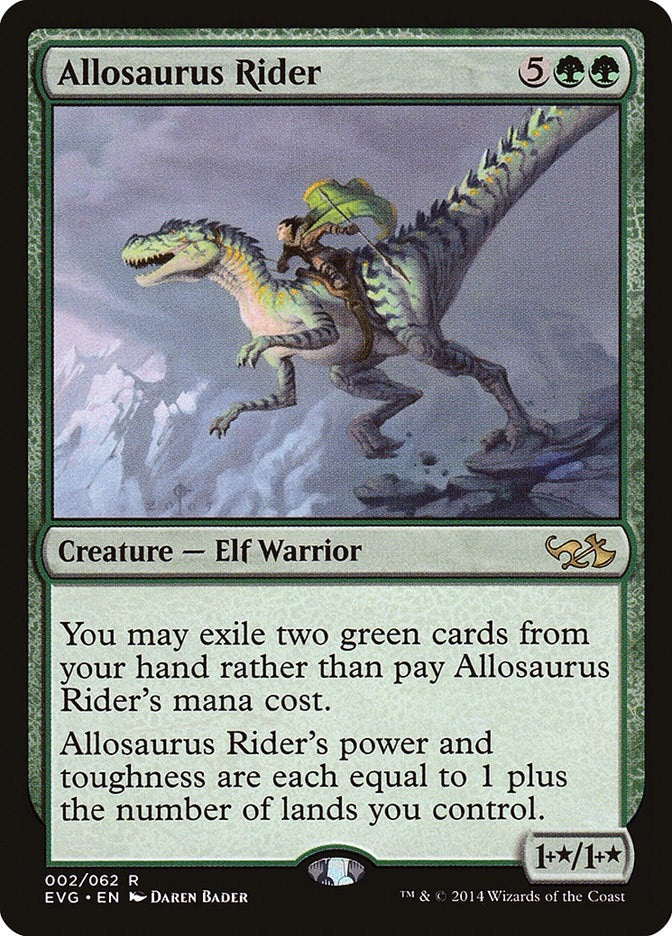 Image for Allosaurus Rider (2) (DD3) - Magic: The Gathering