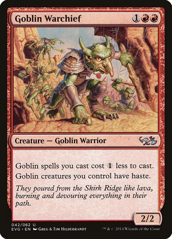 Image for Goblin Warchief (42) - Magic: The Gathering