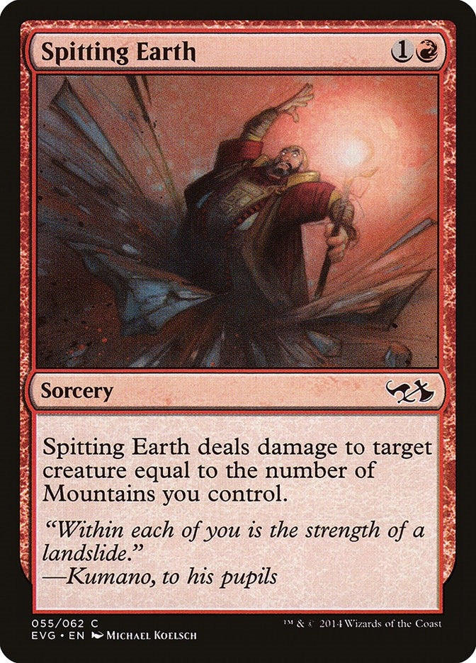 Image for Spitting Earth (55) (DD3) - Magic: The Gathering