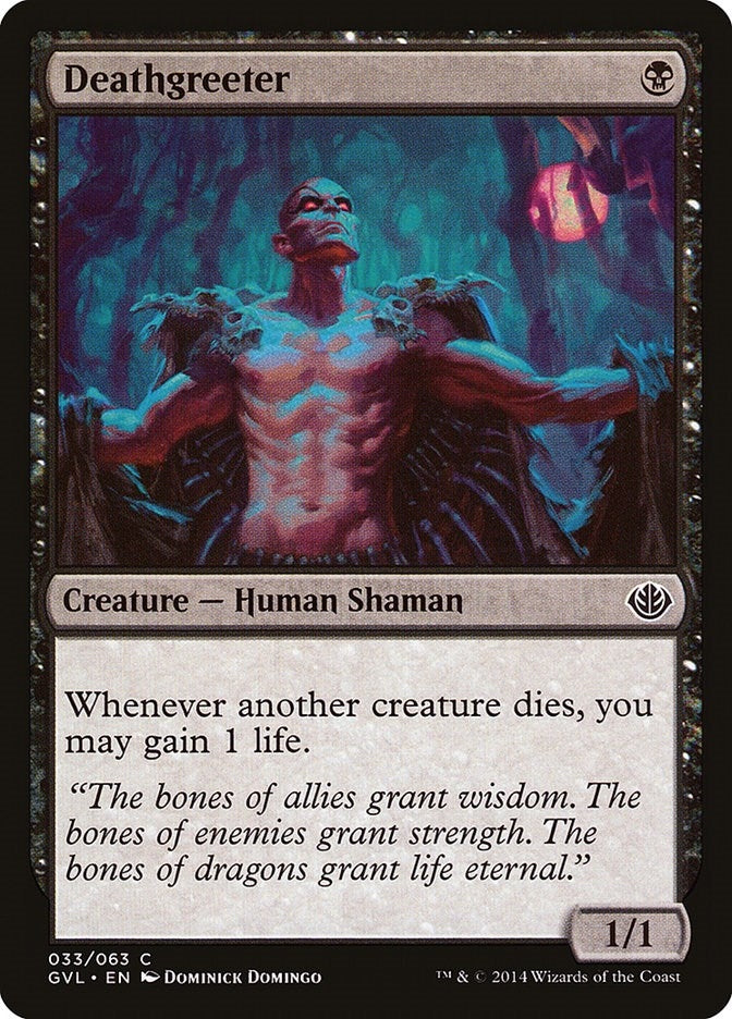 Image for Deathgreeter (33) - Magic: The Gathering