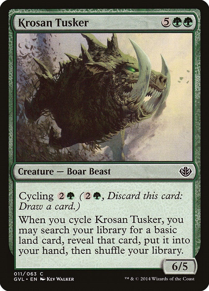 Image for Krosan Tusker (11) - Magic: The Gathering