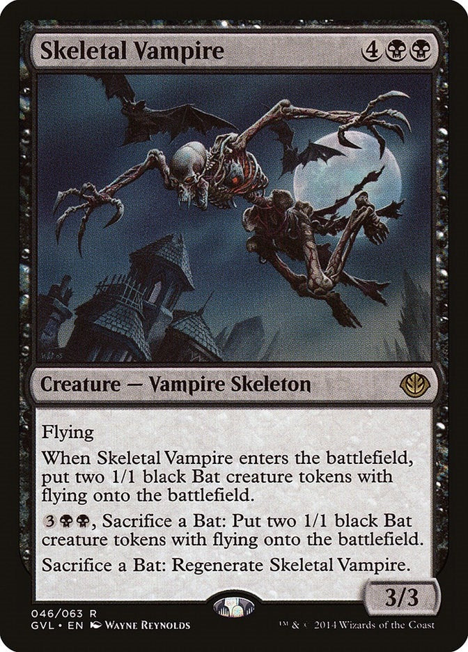 Image for Skeletal Vampire (46) (DD3) - Magic: The Gathering