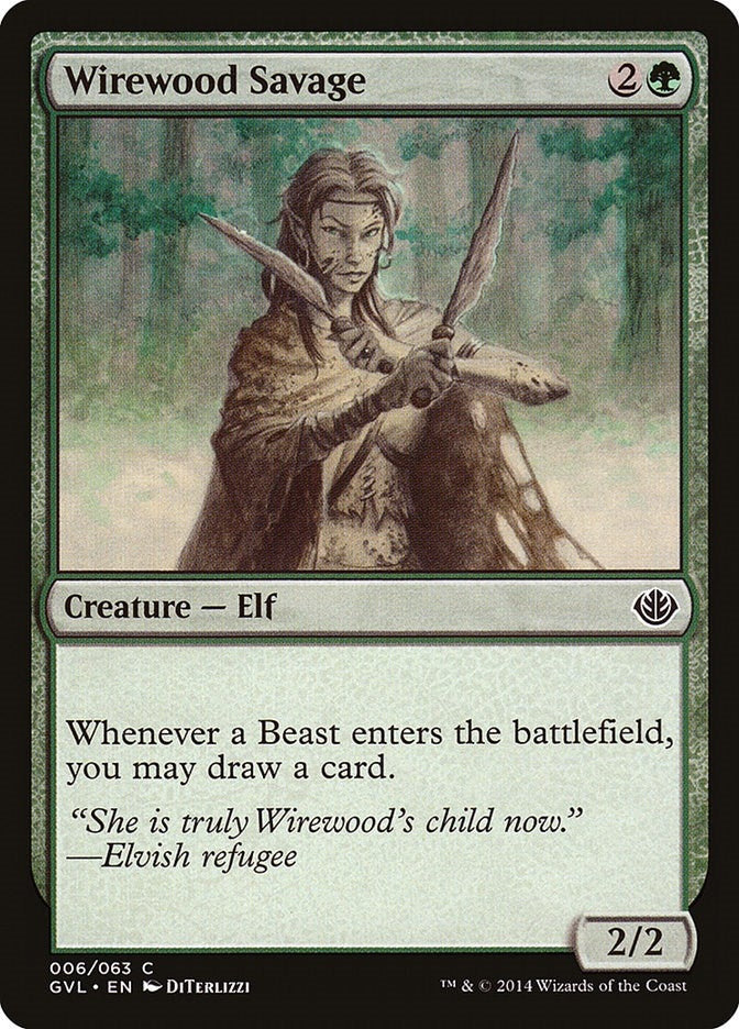 Image for Wirewood Savage (6) - Magic: The Gathering