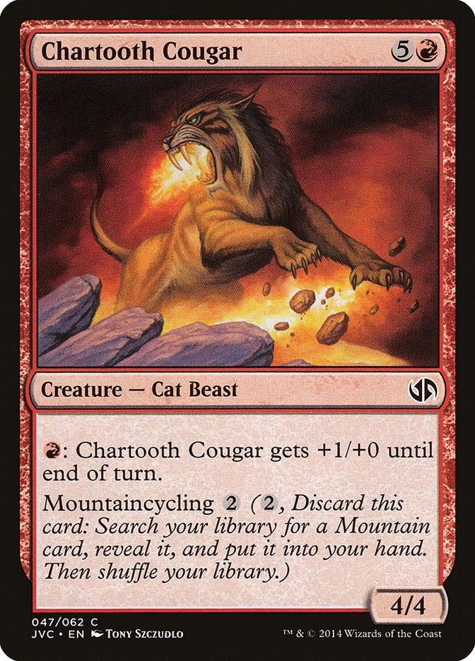 Image for Chartooth Cougar (47) - Magic: The Gathering