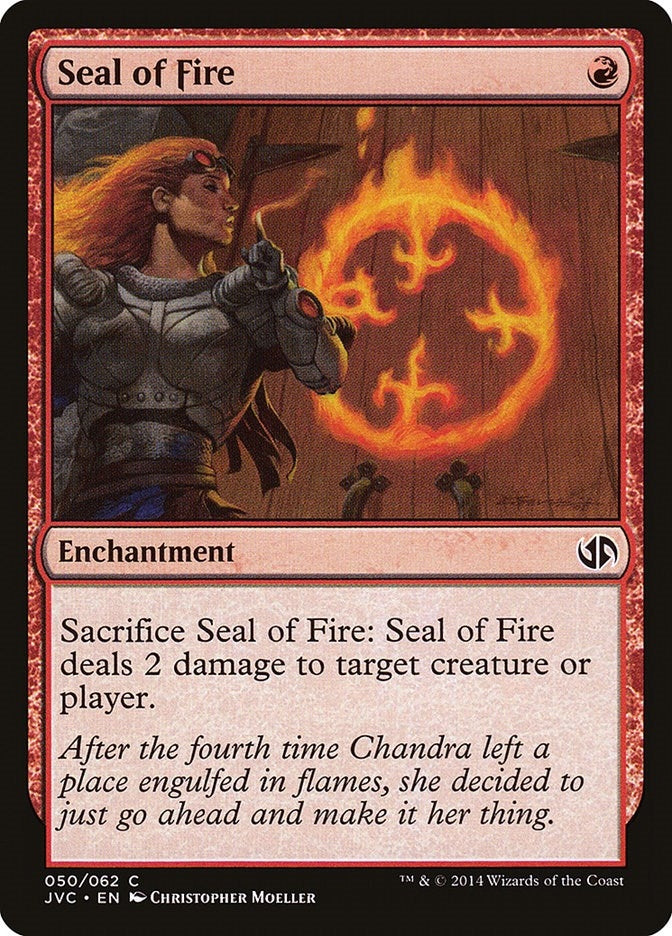 Image for Seal of Fire (50) (DD3) - Magic: The Gathering