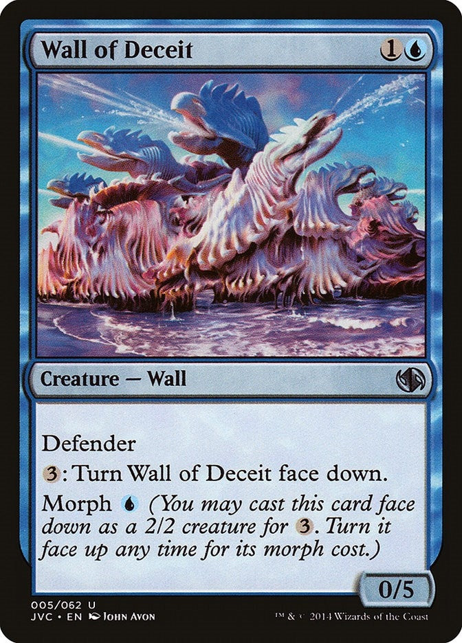 Image for Wall of Deceit (5) (DD3) - Magic: The Gathering