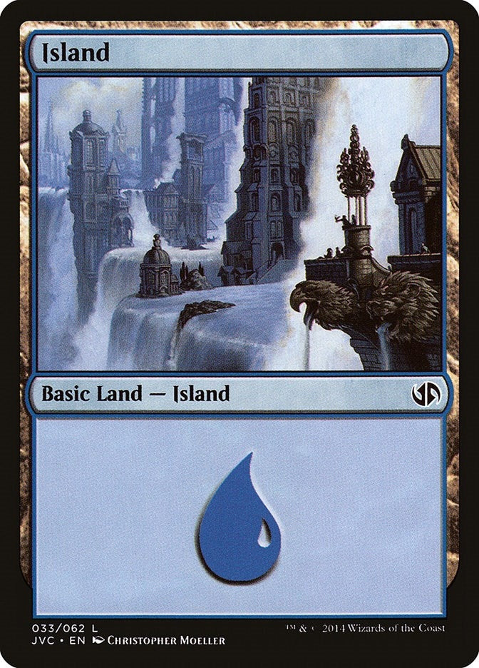 Image for Island (33) (Jace vs. Chandra) (33) (DD3) - Magic: The Gathering