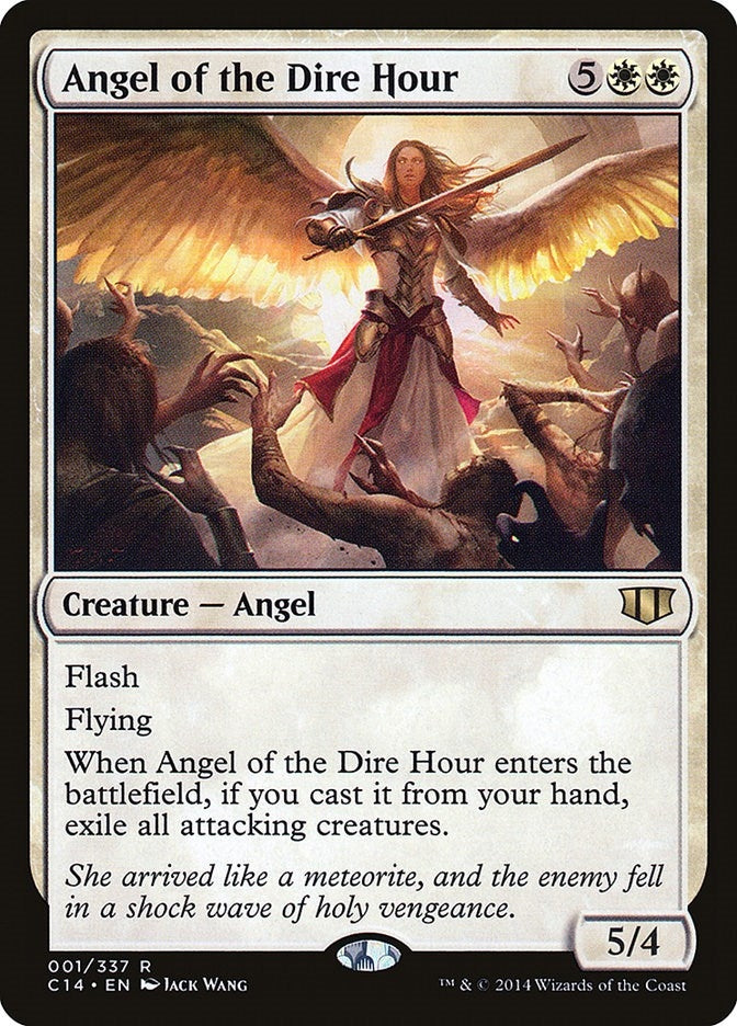 Image for Angel of the Dire Hour (1) (C14) - Magic: The Gathering
