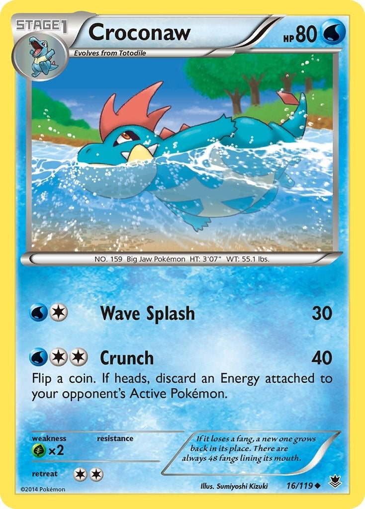 Image for Croconaw (16/119) (PHF) - Pokemon