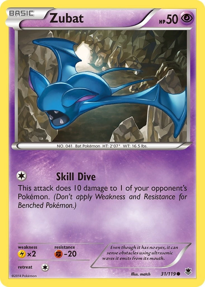 Image for Zubat (31/119) (PHF) - Pokemon