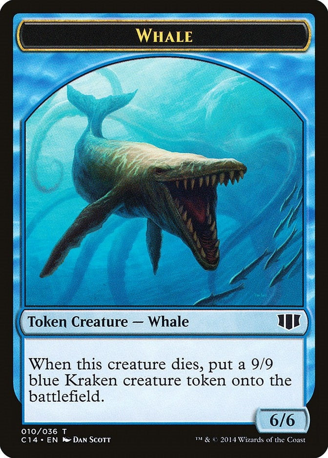 Image for Whale // Zombie (011) Double-Sided Token (10 // 11) (C14) - Magic: The Gathering