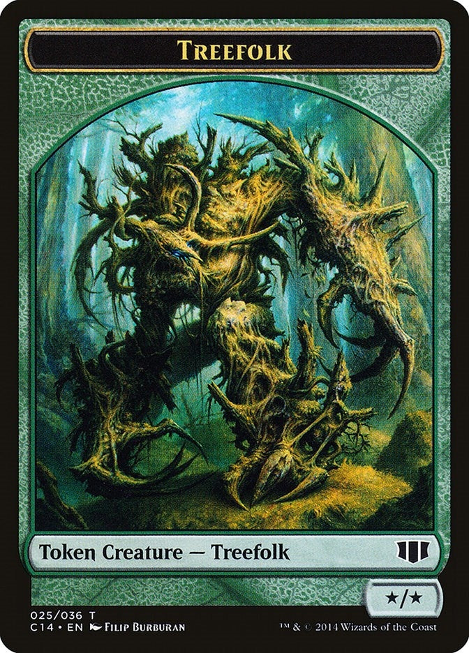 Image for Treefolk // Wolf Double-Sided Token (25 // 26) - Magic: The Gathering