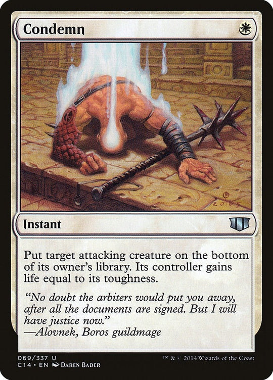 Image for Condemn (69) (C14) - Magic: The Gathering