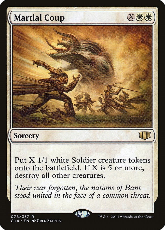 Image for Martial Coup (78) (C14) - Magic: The Gathering