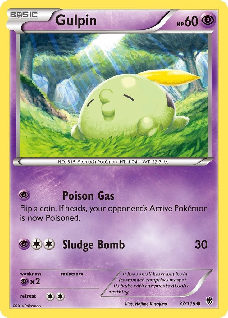 Image for Gulpin (37/119) (PHF) - Pokemon
