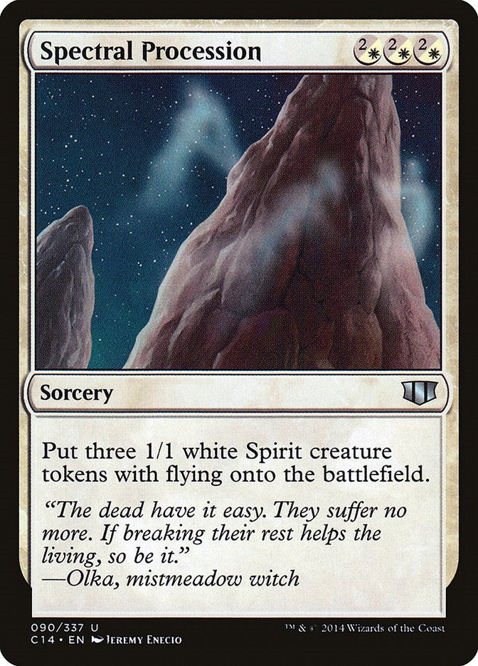 Image for Spectral Procession (90) (C14) - Magic: The Gathering