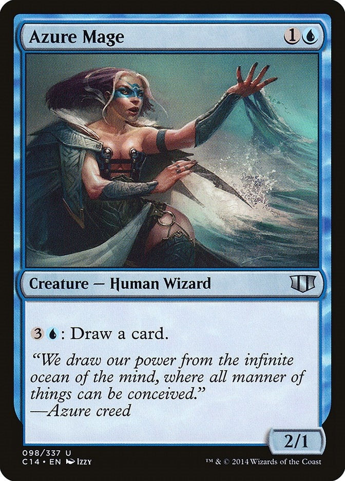 Image for Azure Mage (98) (C14) - Magic: The Gathering