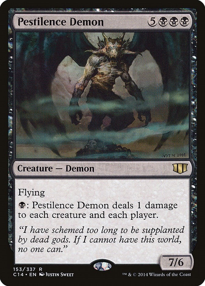 Image for Pestilence Demon (153) (C14) - Magic: The Gathering