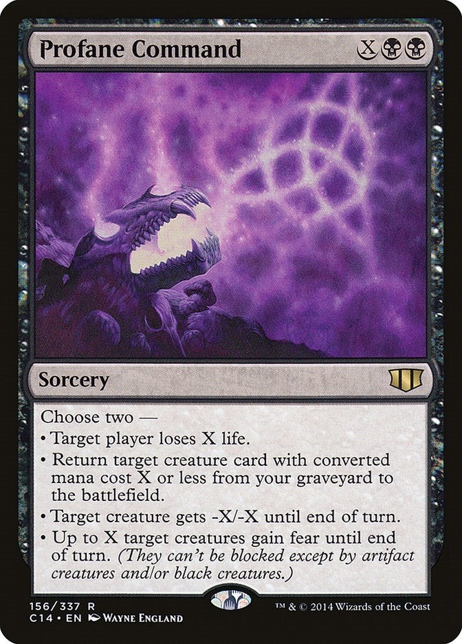 Image for Profane Command (156) - Magic: The Gathering