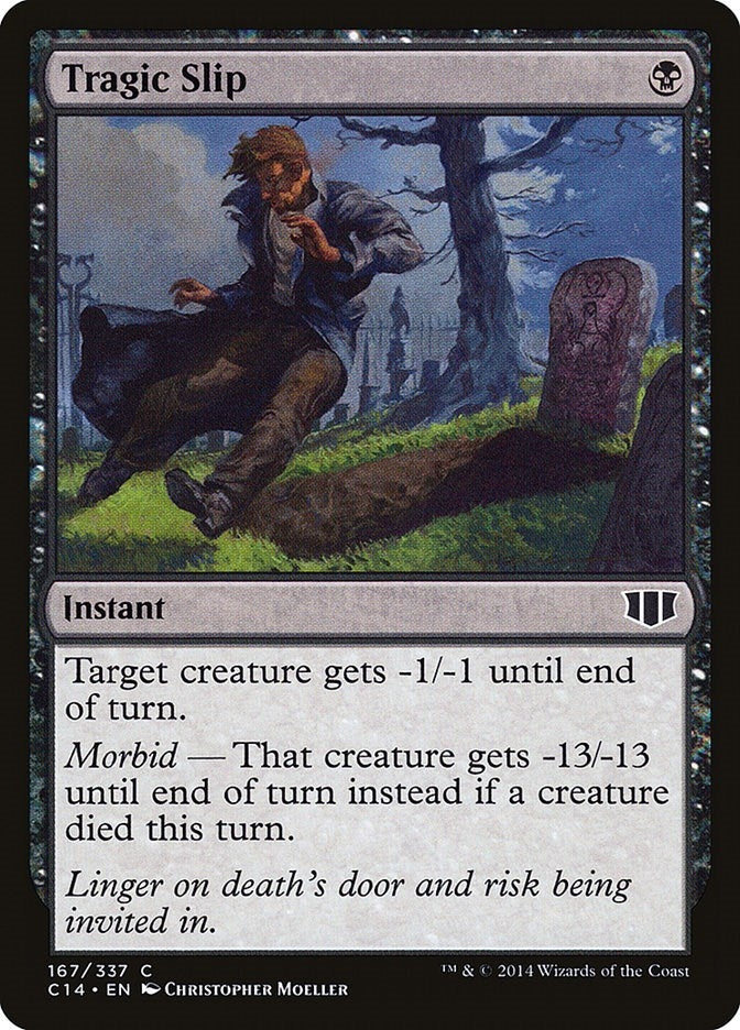 Image for Tragic Slip (167) (C14) - Magic: The Gathering