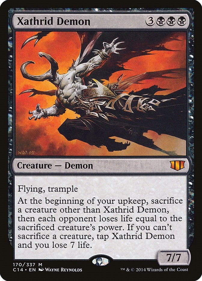 Image for Xathrid Demon (170) - Magic: The Gathering