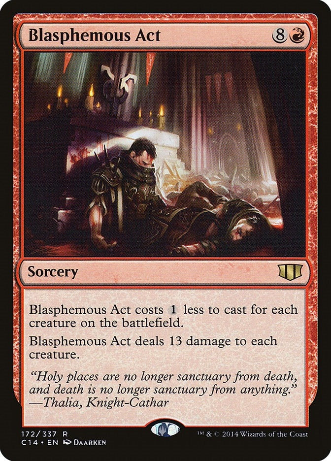Image for Blasphemous Act (172) (C14) - Magic: The Gathering