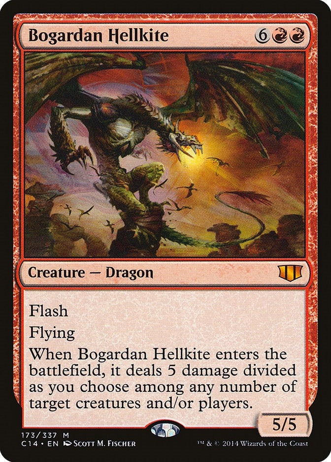 Image for Bogardan Hellkite (173) (C14) - Magic: The Gathering