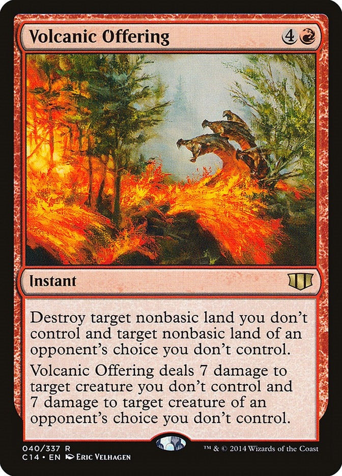 Image for Volcanic Offering (40) (C14) - Magic: The Gathering