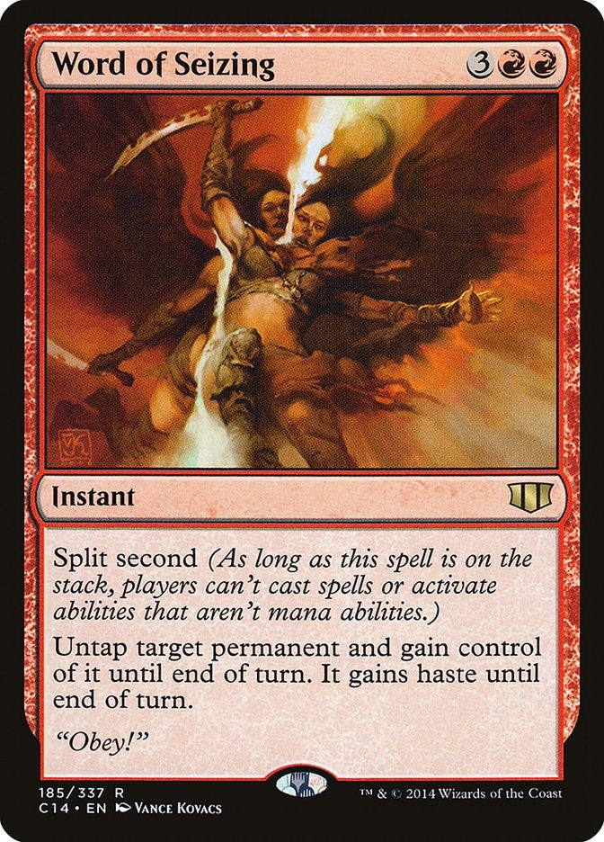 Image for Word of Seizing (185) (C14) - Magic: The Gathering