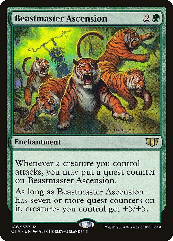 Image for Beastmaster Ascension (186) (C14) - Magic: The Gathering