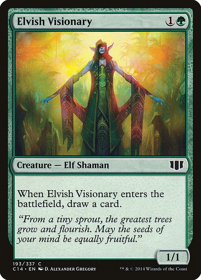Image for Elvish Visionary (193) (C14) - Magic: The Gathering