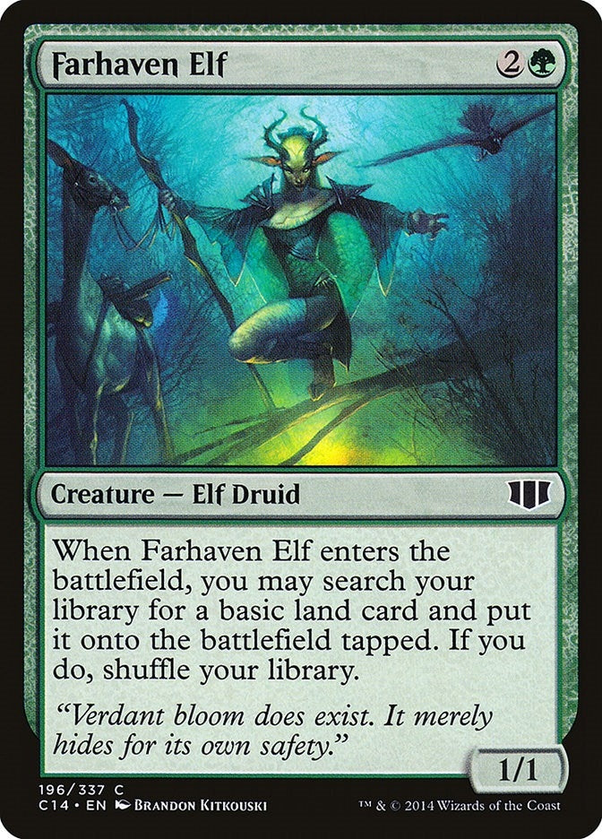 Image for Farhaven Elf (196) (C14) - Magic: The Gathering