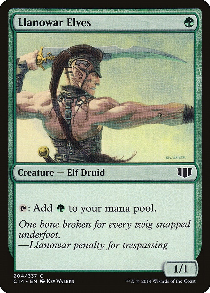 Image for Llanowar Elves (204) (C14) - Magic: The Gathering