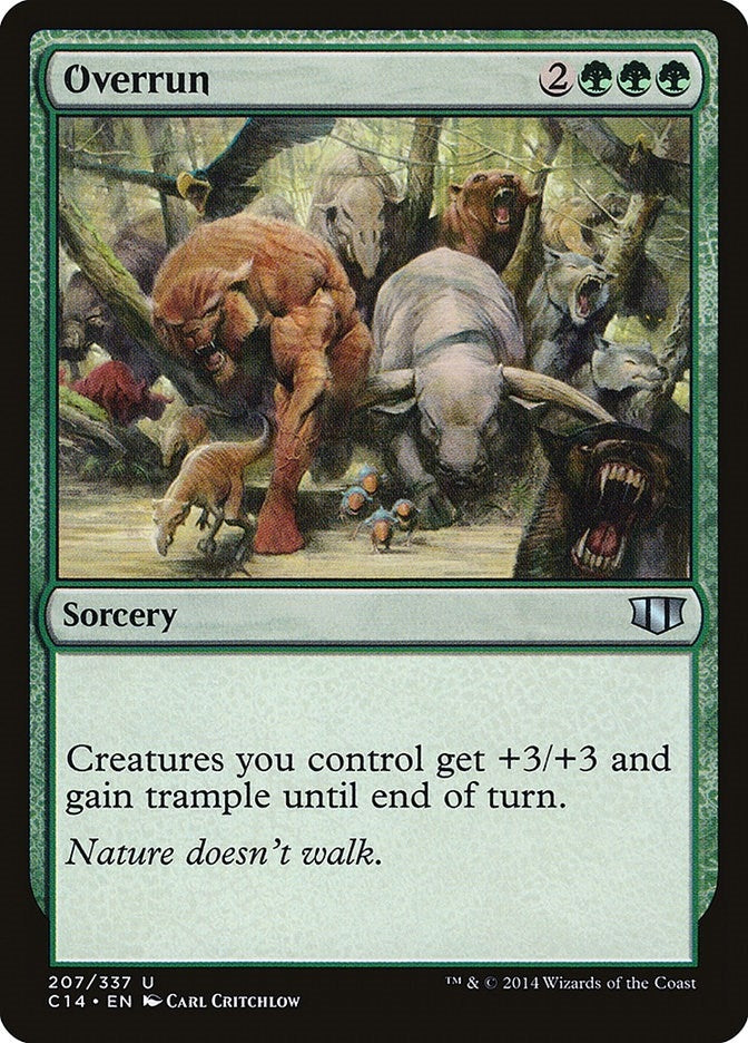 Image for Overrun (207) (C14) - Magic: The Gathering