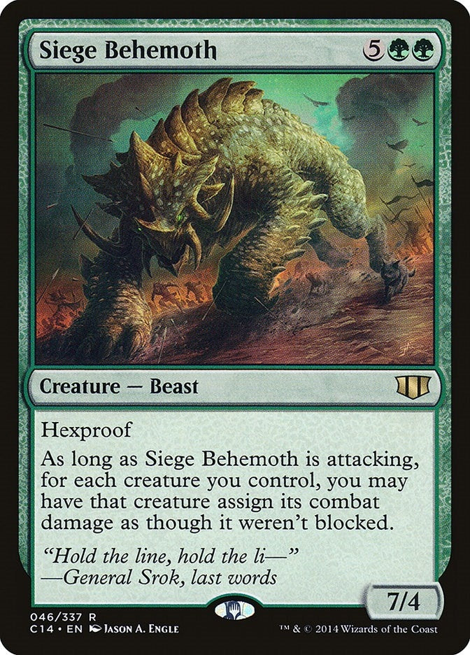 Image for Siege Behemoth (46) - Magic: The Gathering