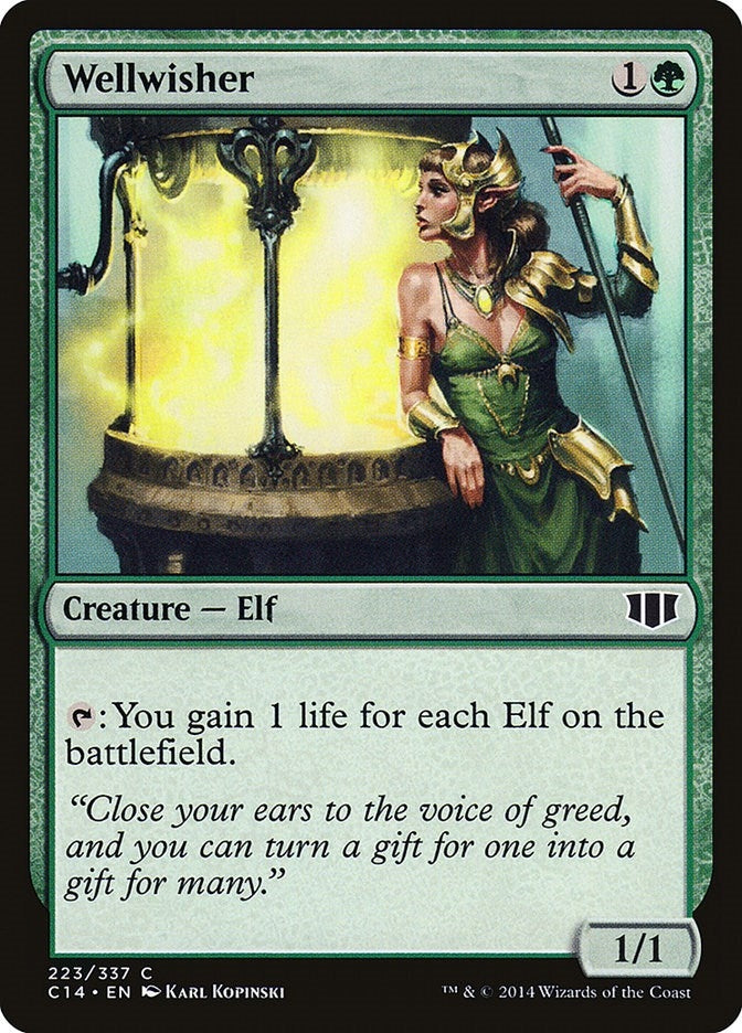 Image for Wellwisher (223) (C14) - Magic: The Gathering