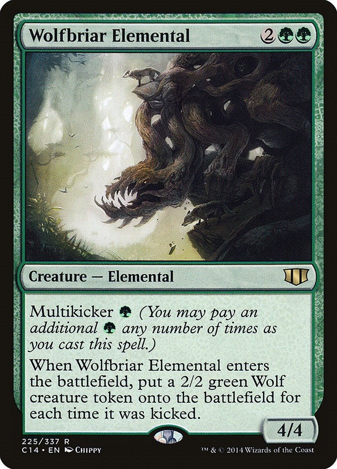 Image for Wolfbriar Elemental (225) (C14) - Magic: The Gathering