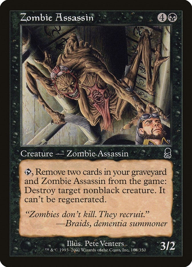 Image for Zombie Assassin (168) - Magic: The Gathering