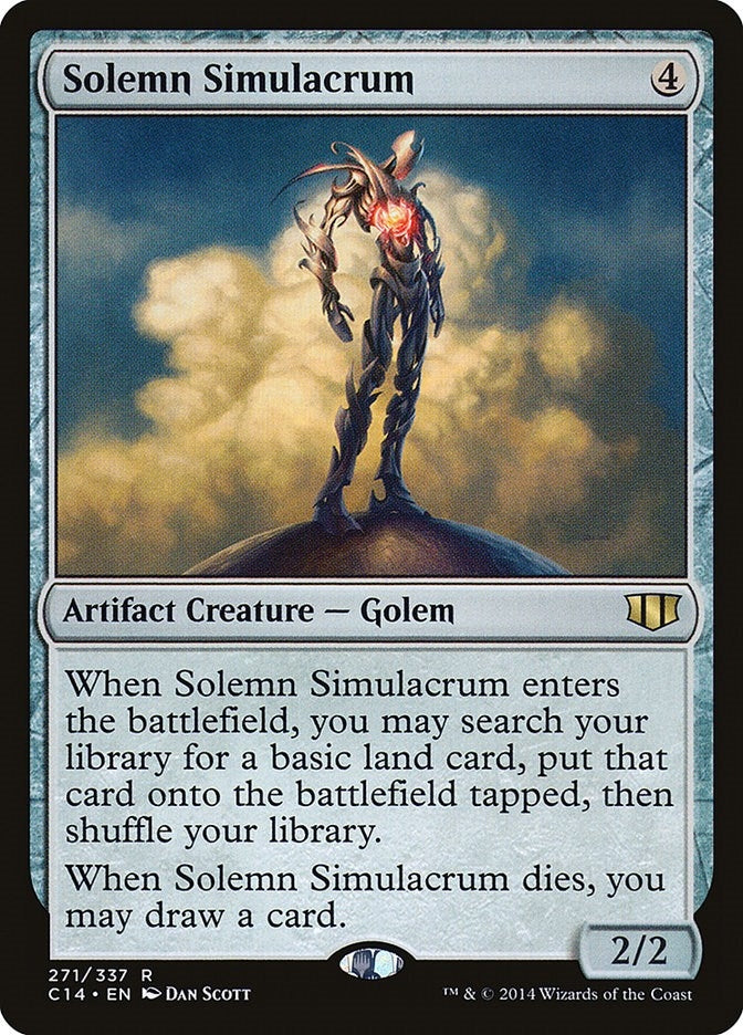 Image for Solemn Simulacrum (271) (C14) - Magic: The Gathering