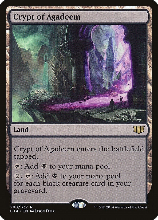 Image for Crypt of Agadeem (288) (C14) - Magic: The Gathering