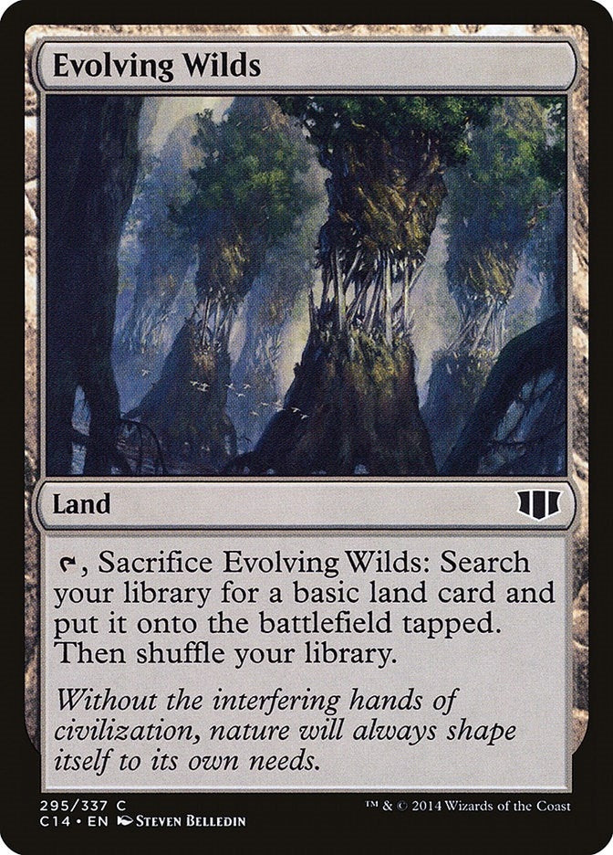 Image for Evolving Wilds (295) (C14) - Magic: The Gathering
