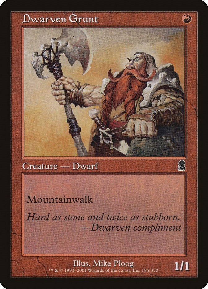 Image for Dwarven Grunt (185) - Magic: The Gathering