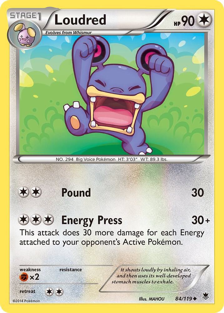 Image for Loudred (84/119) (PHF) - Pokemon