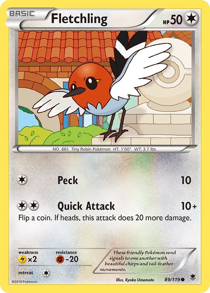 Image for Fletchling (89/119) (PHF) - Pokemon