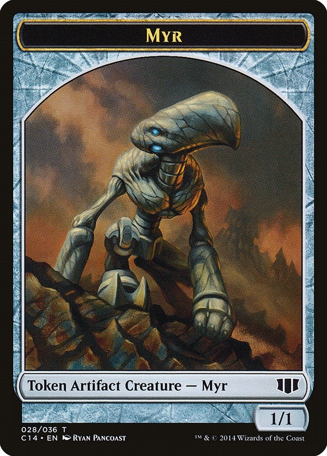 Image for Myr // Pentavite Double-Sided Token (28 // 29) - Magic: The Gathering