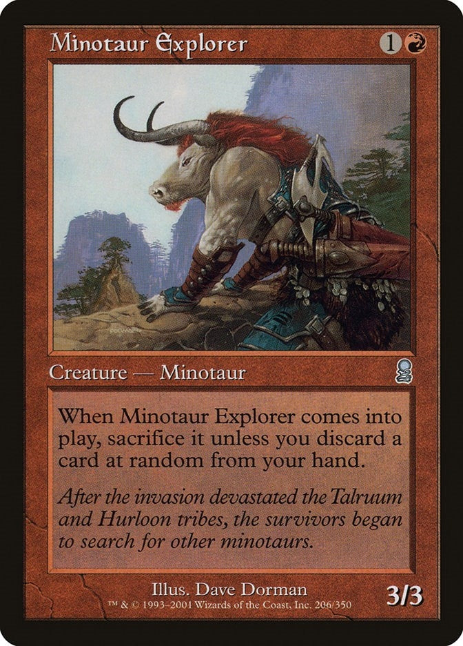 Image for Minotaur Explorer (206) - Magic: The Gathering