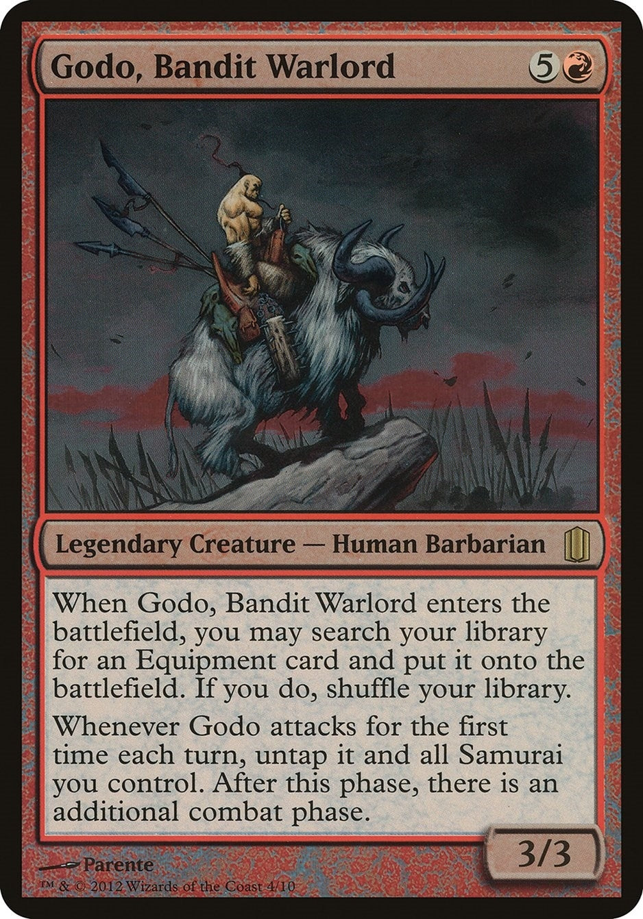Image for Godo, Bandit Warlord (Commander's Arsenal) - Magic: The Gathering