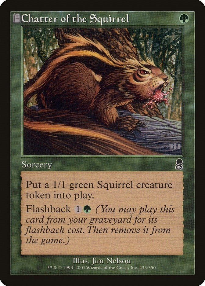 Image for Chatter of the Squirrel (233) - Magic: The Gathering